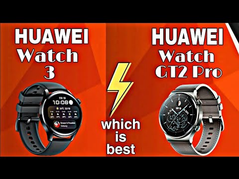 Huawei Watch 3 vs Huawei Watch GT2 Pro