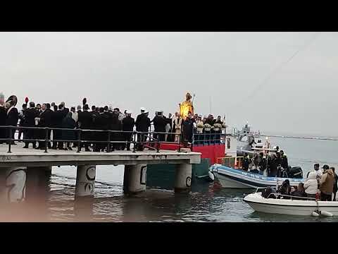 Marcia Vita gaia Sbarco della statua di San Nicola Bari 8/5/23 Banda di Bitonto G. Bastiani - Lella