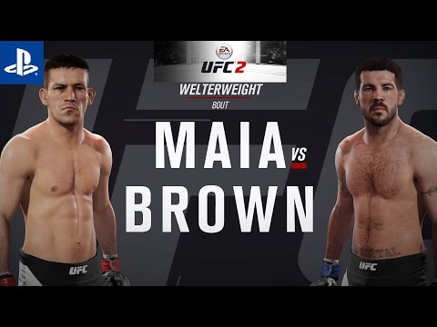 EA Sports UFC 198: Demian Maia vs. Matt Brown UFC 2 PS4 Gameplay