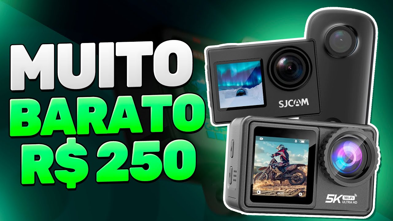 MELHORES CÂMERAS de AÇÃO BARATAS em 2024! ‹ SÓ 250 R$ ›