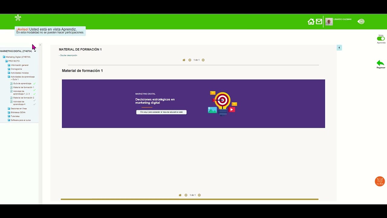 Como realizar actividad 1 marketing digital