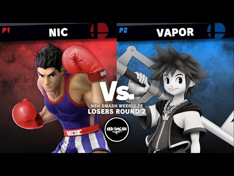 NBH Smash Ultimate 28 Losers Round 2 - Vapor (Sora) vs NIC (Little Mac)