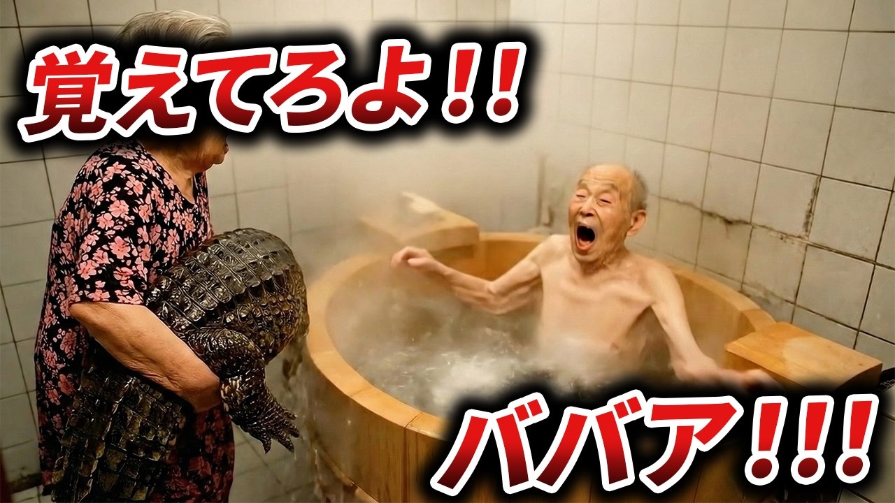 夫の風呂にワニを放り込むAIおばあちゃんの殺意が高すぎる