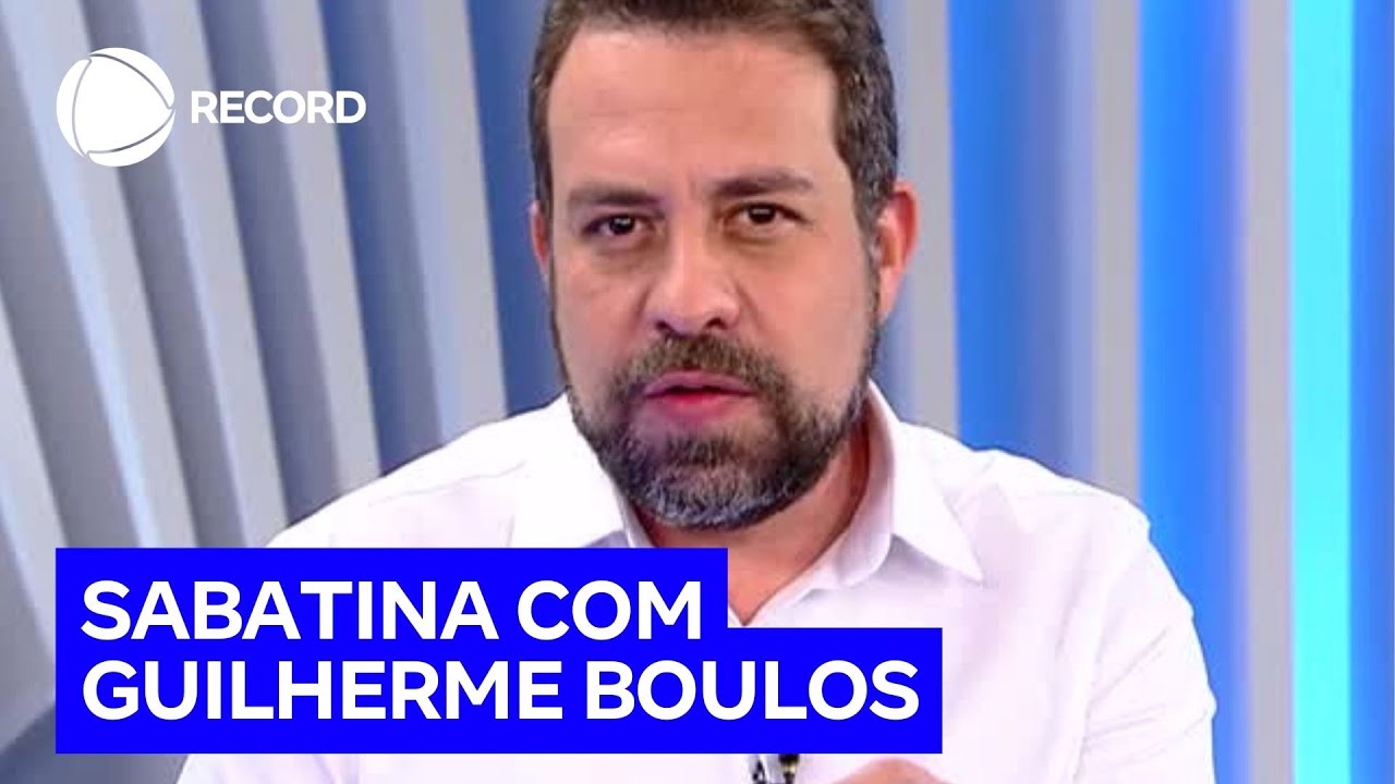 Assista à íntegra da entrevista com Guilherme Boulos, candidato do PSOL à Prefeitura de SP