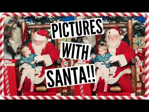 PICTURES WITH SANTA!! Vlogmas Day 23 Video