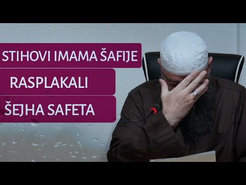 Stihovi imama Šafije rasplakali šejha Safeta