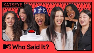 Download lagu KATSEYE Play Who Said It? | MTV Music mp3