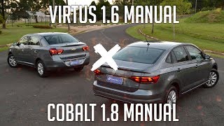 Comparativo: Virtus 1.6 Manual x Cobalt 1.8 Manual