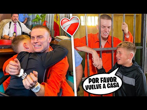 My little brother visits me in prison... he cries