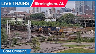 🔴 LIVE Trains Railcam | Birmingham, Alabama (CSX/NS Diamond)