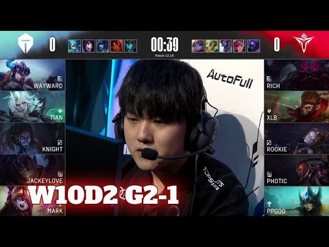 TES vs V5 - Game 1 | Week 10 Day 2 LPL Summer 2022 | Top Esports vs Victory Five G1