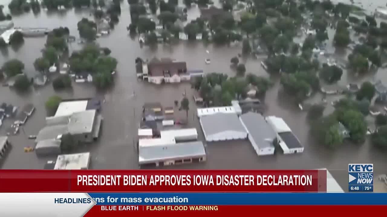 Iowa Disaster Declaration Approved