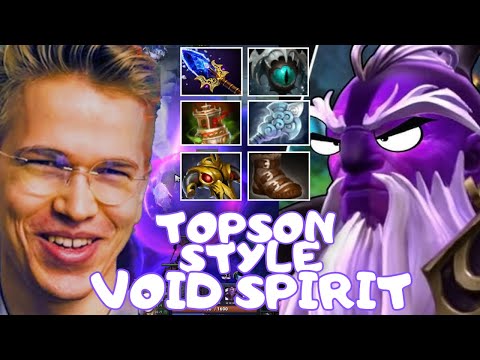 Topson Style Void Spirit Gameplay Patch 7.39d