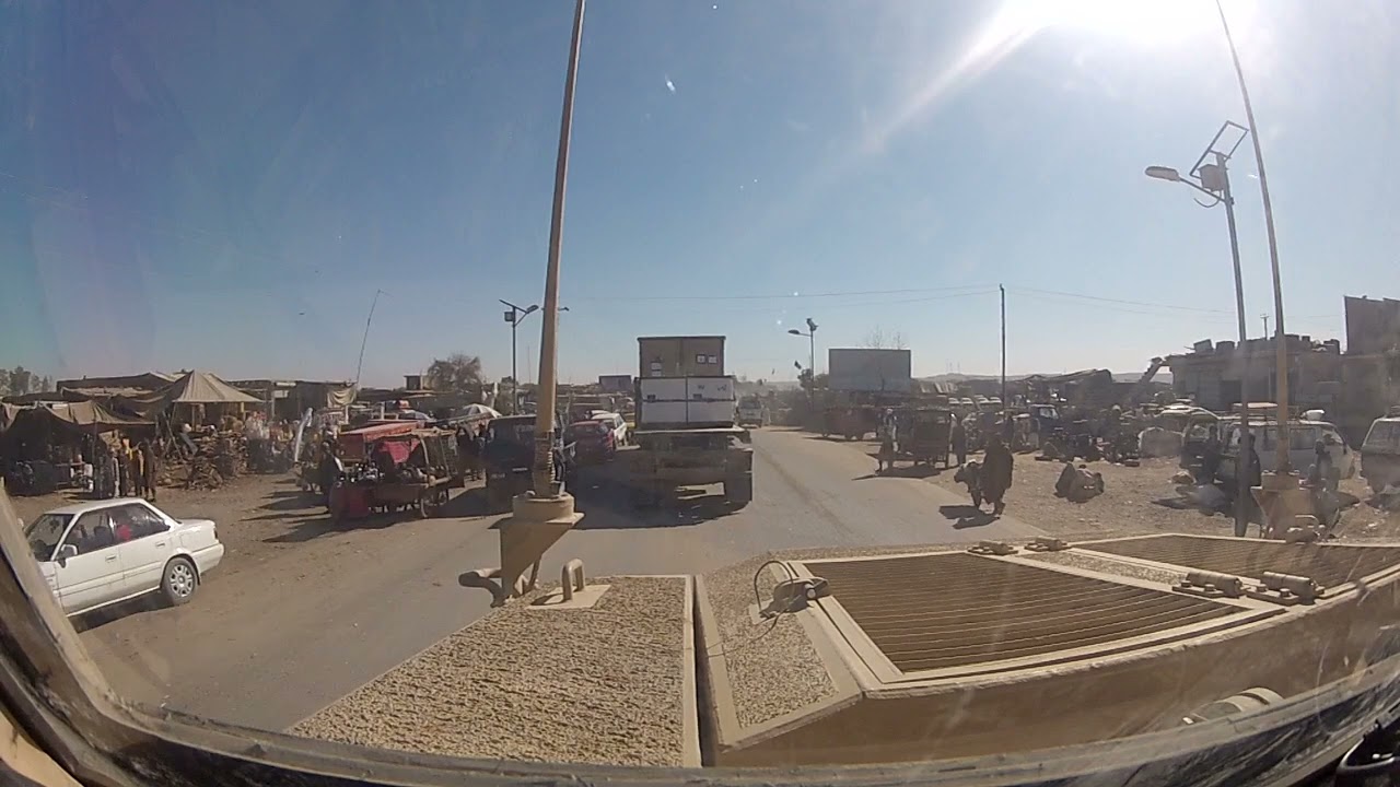 Gereshk Afghanistan on a busy day.