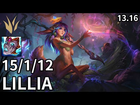 Lillia Jungle vs Nidalee - EUW Challenger | Patch 13.16