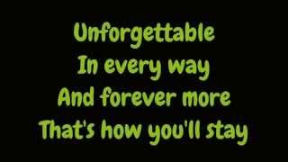 Nat King Cole - Unforgettable (Lyrics HD)