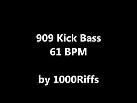 909 Kick Bass Drum 61 BPM - Beats Per Minute