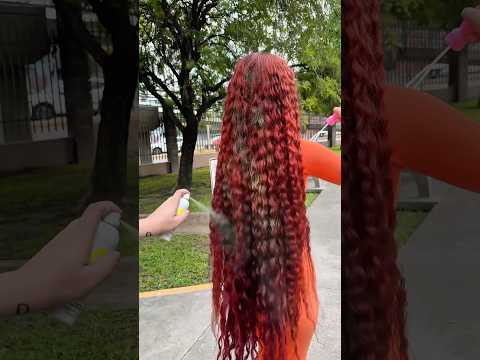 Me pintaron el cabello de color VERDE 😱😱😱