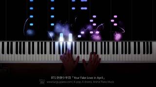 Download lagu BTS 'Fake Love' x Your Lie in April 「Your Fake Love in April」Piano Cover mp3