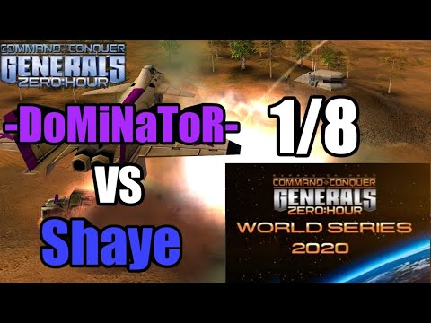 WORLD SERIES 2020 | -DoMiNaToR- vs Shaye | 1/8