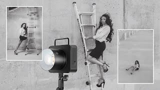 One Light Photoshoot (Neewer Q4) - Off Camera Flash | Outdoor Photography | Extended Cut