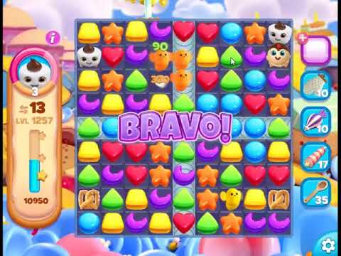 Cookie Jam Blast Level 1257 - NO BOOSTERS 🍪 | SKILLGAMING ✔️