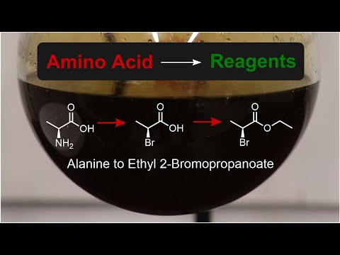 Alanine to 2-Bromopropanoic Acid and Ethyl 2-Bromopropanoate