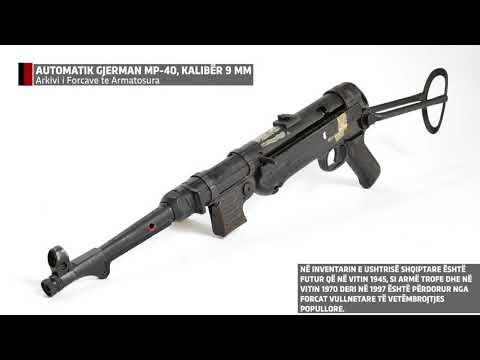 Automatik gjerman MP-40, kalibër 9 mm - Muzeu i Forcave të Armatosura