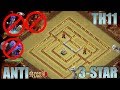 Best Th11 War Base 2017 Anti 1 Star Anti 2 Star With Replay Anti Bowler Anti Miner Anti Everything