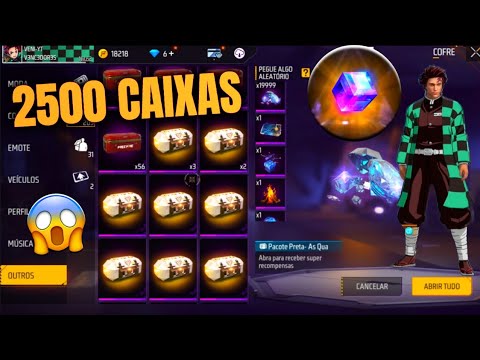 OPENING 2500 RARE BOXES IN FREE FIRE!! (4 YEARS COLLECTING)