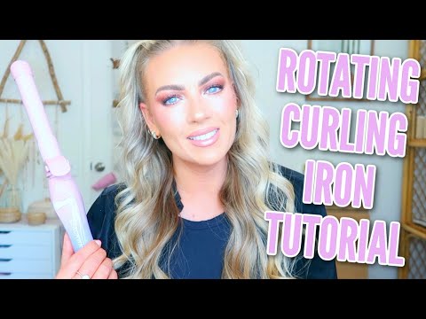 ROTATING CURLING IRON TUTORIAL | Beachwaver B1
