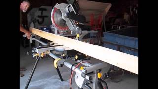 Harbor Freight Slide Compound Miter Saw - First Use