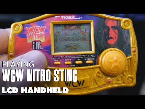WCW Nitro Sting Tiger Electronic LCD Handheld (Memory Lane)