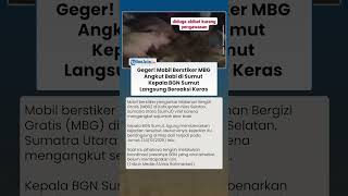 Viral! Mobil Berstiker MBG Dipakai Angkut Babi di Nias Selatan, Kepala BGN Minta Pertanggungjawaban