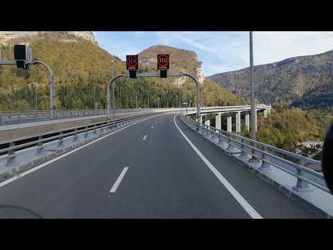 Franciaország, A40, Macon - Chamonix Montblanc