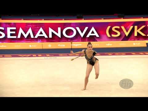 SEMANOVA Kristina (SVK) - 2019 Rhythmic Worlds, Baku (AZE) - Qualifications Clubs