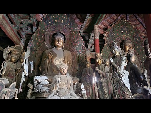 Templo Shanxi Datonghuahui, esculturas pintadas da dinastia Chikuhe Chikuhe, bela arte, itens raros