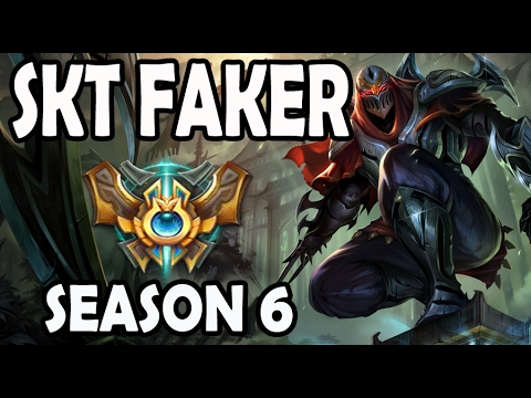 SKT T1 Faker Zed vs Yasuo MID Ranked Challenger Korea