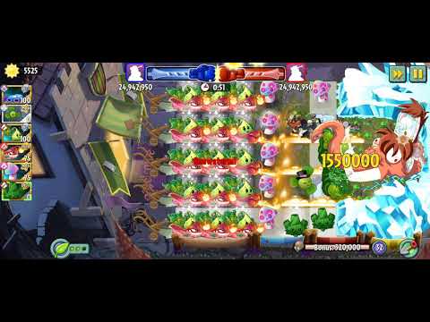 Plants vs Zombies 2 Battlez Arena week 159 47.5 Million no premium plants