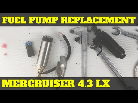 Inboard Boat Engine Maintenance - Fuel Pump Replacement - Mercruiser 4.3
