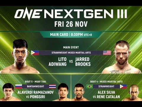 LITO ADIWANG VS JARED BROOKS | BROOKS 2ND ROUND SUBMITION| ONE CHAMPIONSHIP NEXT GEN