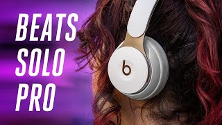 Video thumbnail for Beats Solo Pro review: on-ear noise cancellation, finally by The Verge