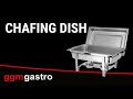 Chafing Dish - GN 1/1 - mit Deckel & Edelstahl-Beinen