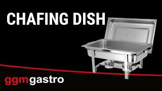 (2 pcs) Chafing dish - GN 1/1 - avec couvercle