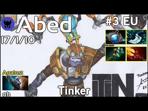 Abed [Fnatic] plays Tinker!!! Dota 2 7.21