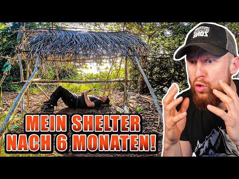 So sieht MEIN 7 VS. WILD SHELTER nach 6 Monaten aus! | Fritz Meinecke reagiert auf Kirafin