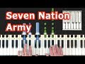 The White Stripes Seven Nation Army Piano Tutorial Synthesia