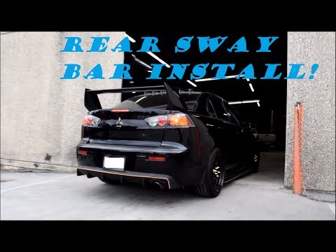 Megan Racing Rear Sway Bar install!