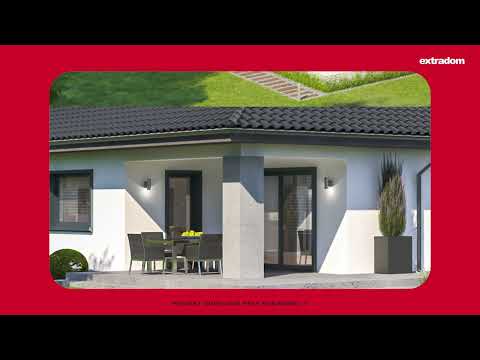 Projekt domu parterowego Dom przy Rubinowej 7: dom z garażem od Extradom.pl