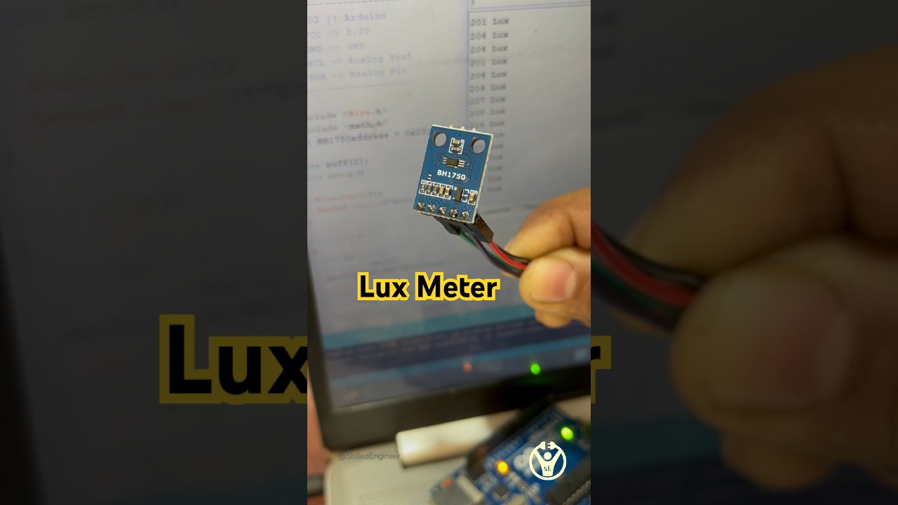 Light Intensity Lux Meter | BH1750 IC I GY302 Module